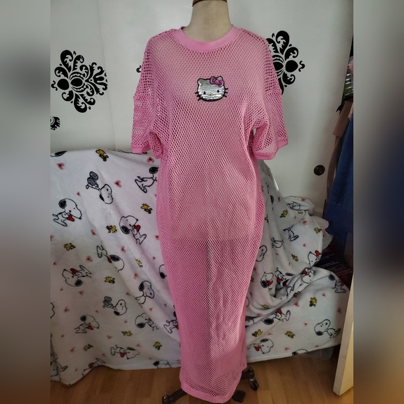 Hello Kitty Mesh Cover Up - Picture 1 of 4